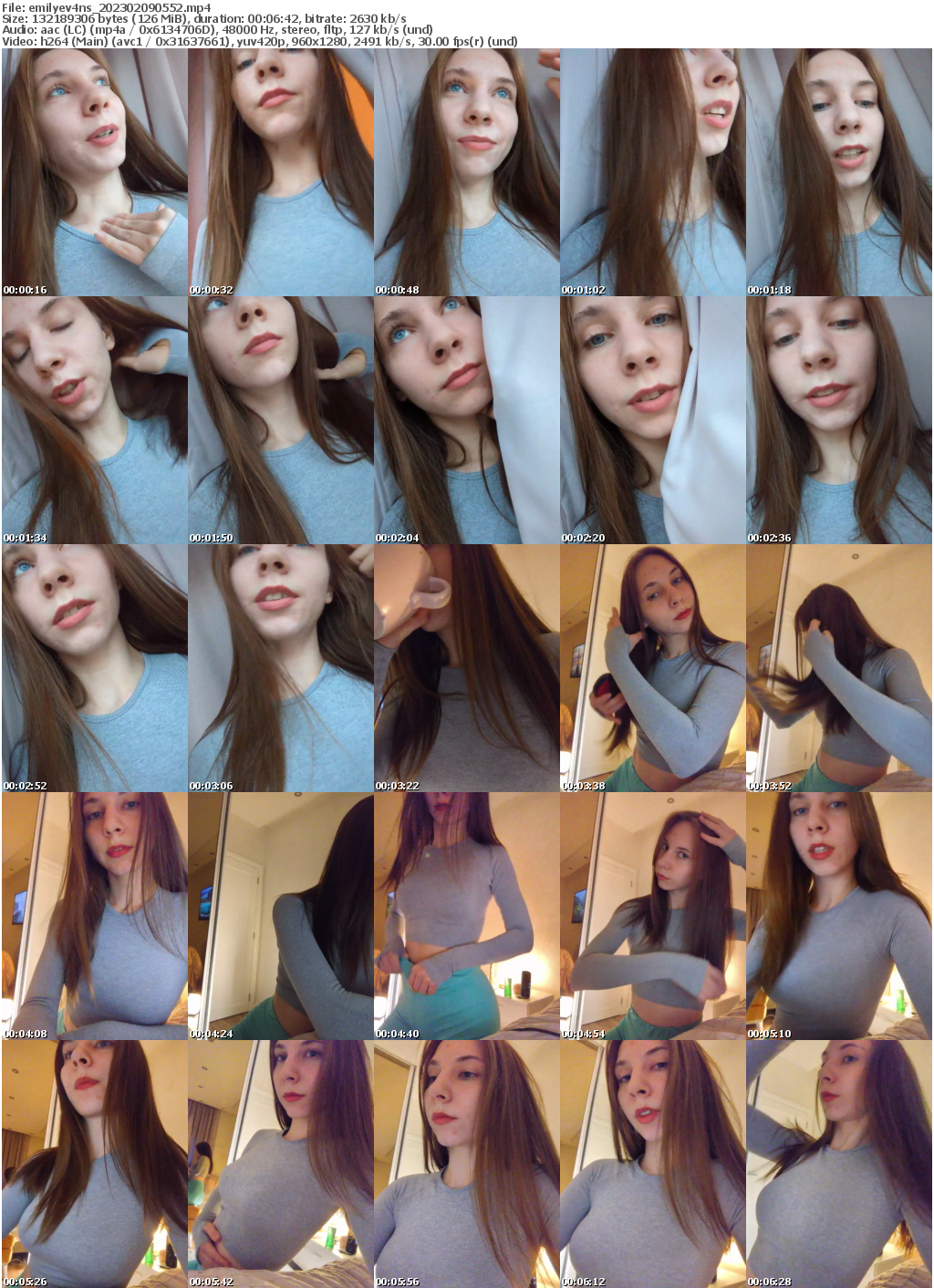 Preview thumb from emilyev4ns on 2023-02-09 @ bongacams