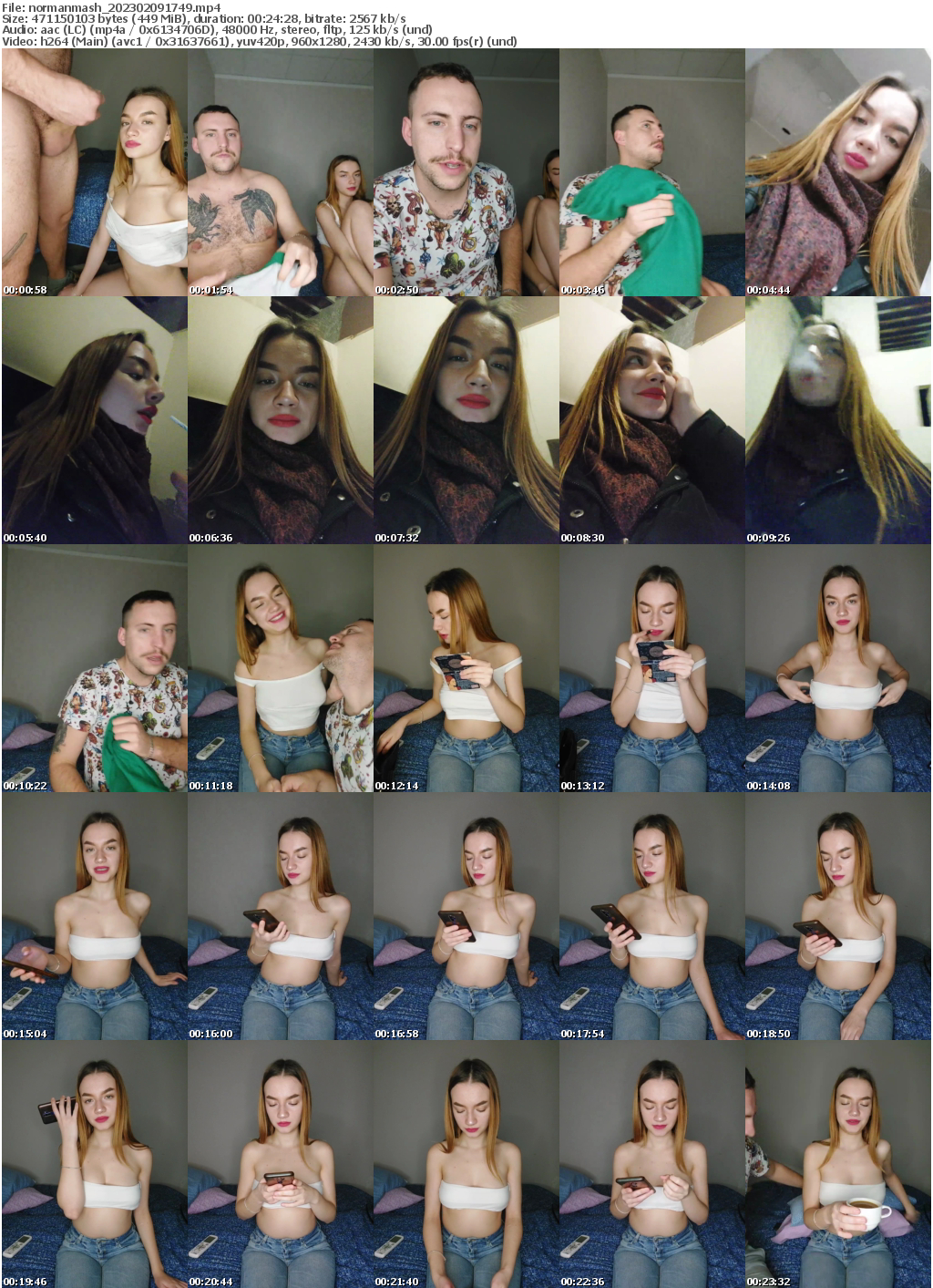 Preview thumb from normanmash on 2023-02-09 @ bongacams