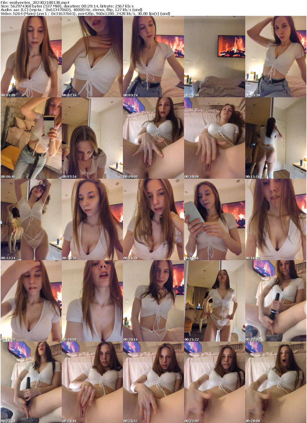 Preview thumb from emilyev4ns on 2023-02-10 @ bongacams