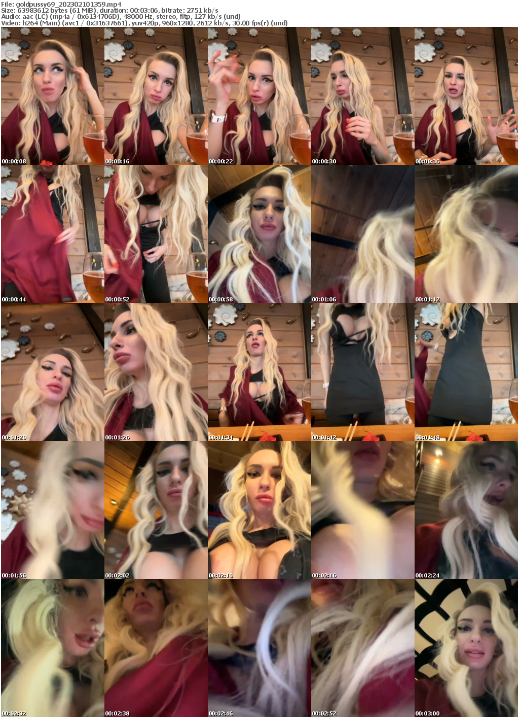 Preview thumb from goldpussy69 on 2023-02-10 @ bongacams