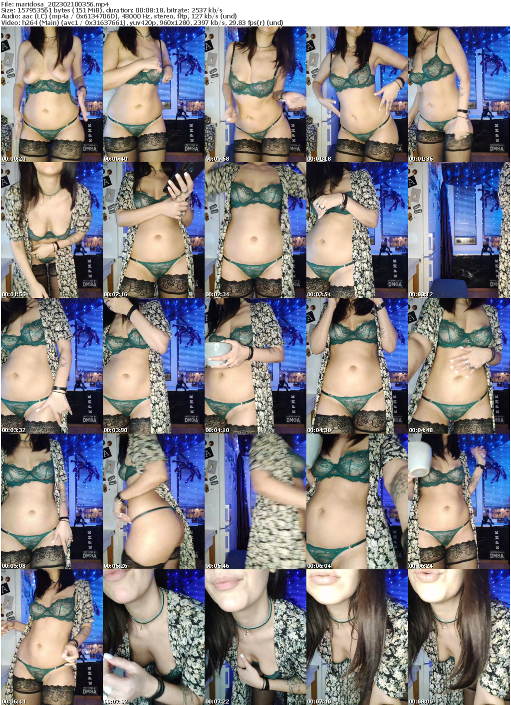 Preview thumb from maridosa on 2023-02-10 @ bongacams