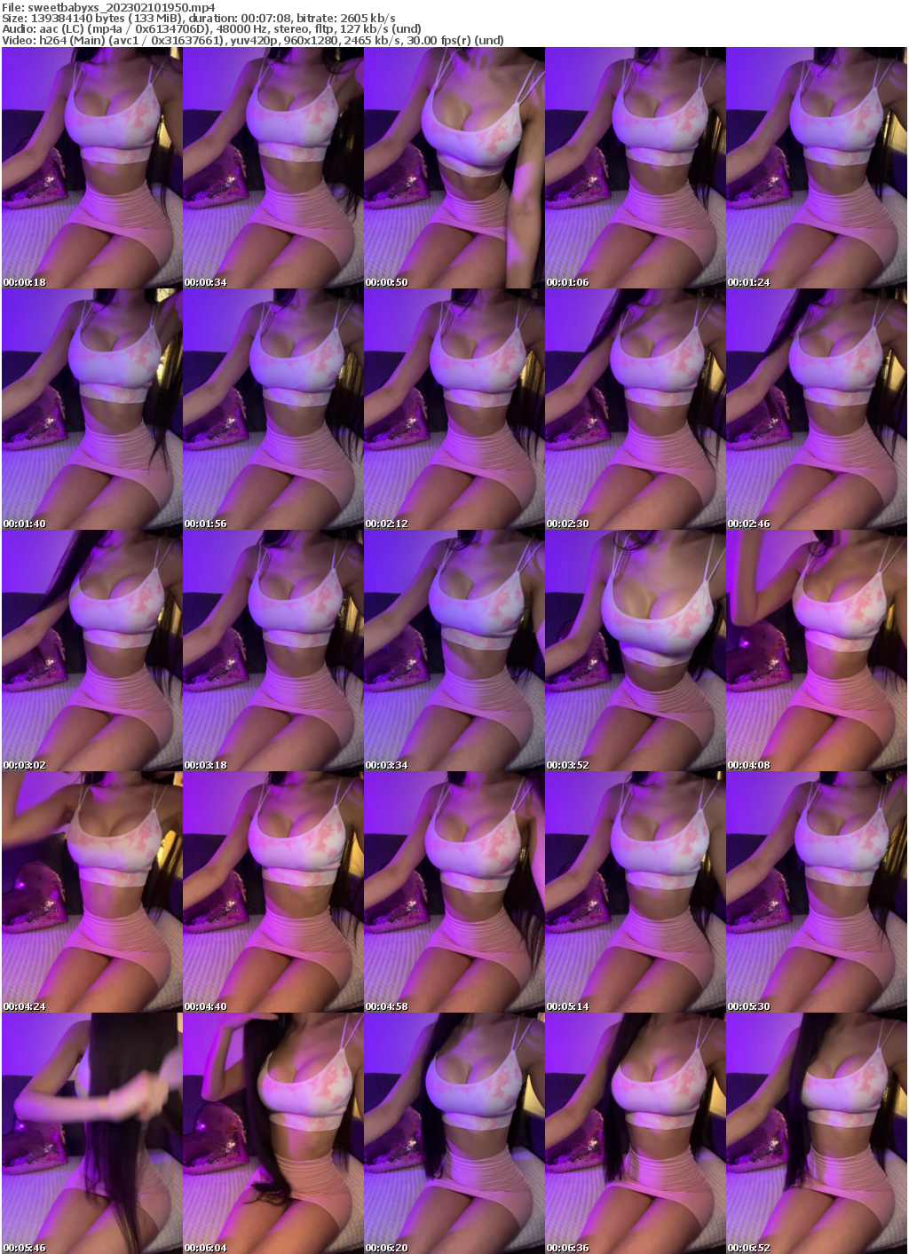 Preview thumb from sweetbabyxs on 2023-02-10 @ bongacams