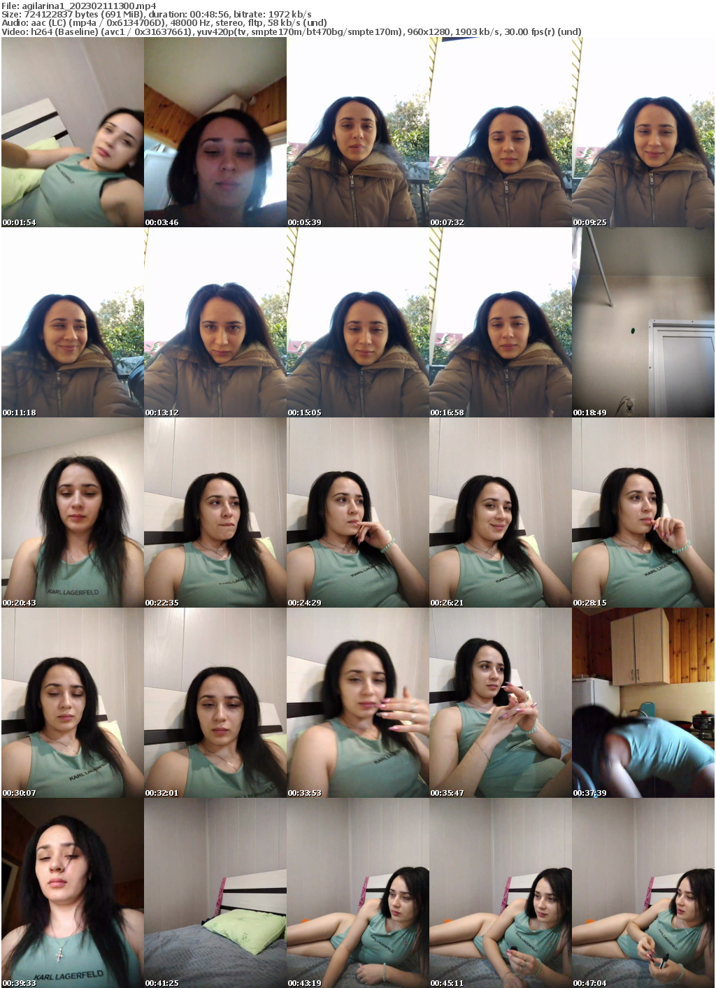 Preview thumb from agilarina1 on 2023-02-11 @ bongacams