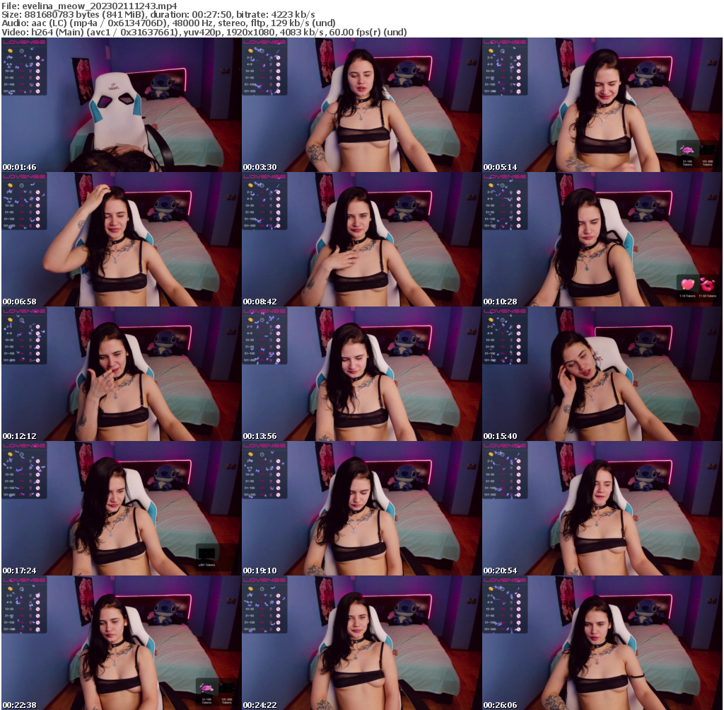 Preview thumb from evelina_meow on 2023-02-11 @ bongacams