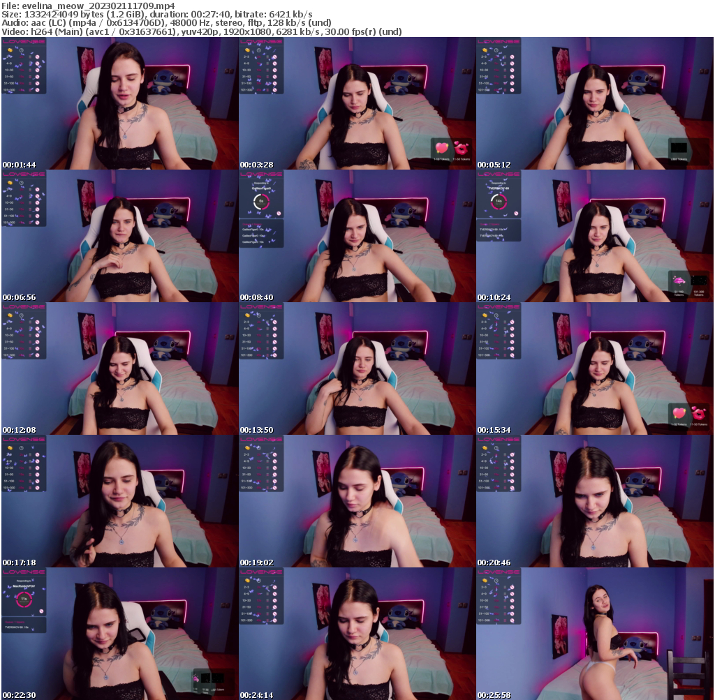 Preview thumb from evelina_meow on 2023-02-11 @ bongacams