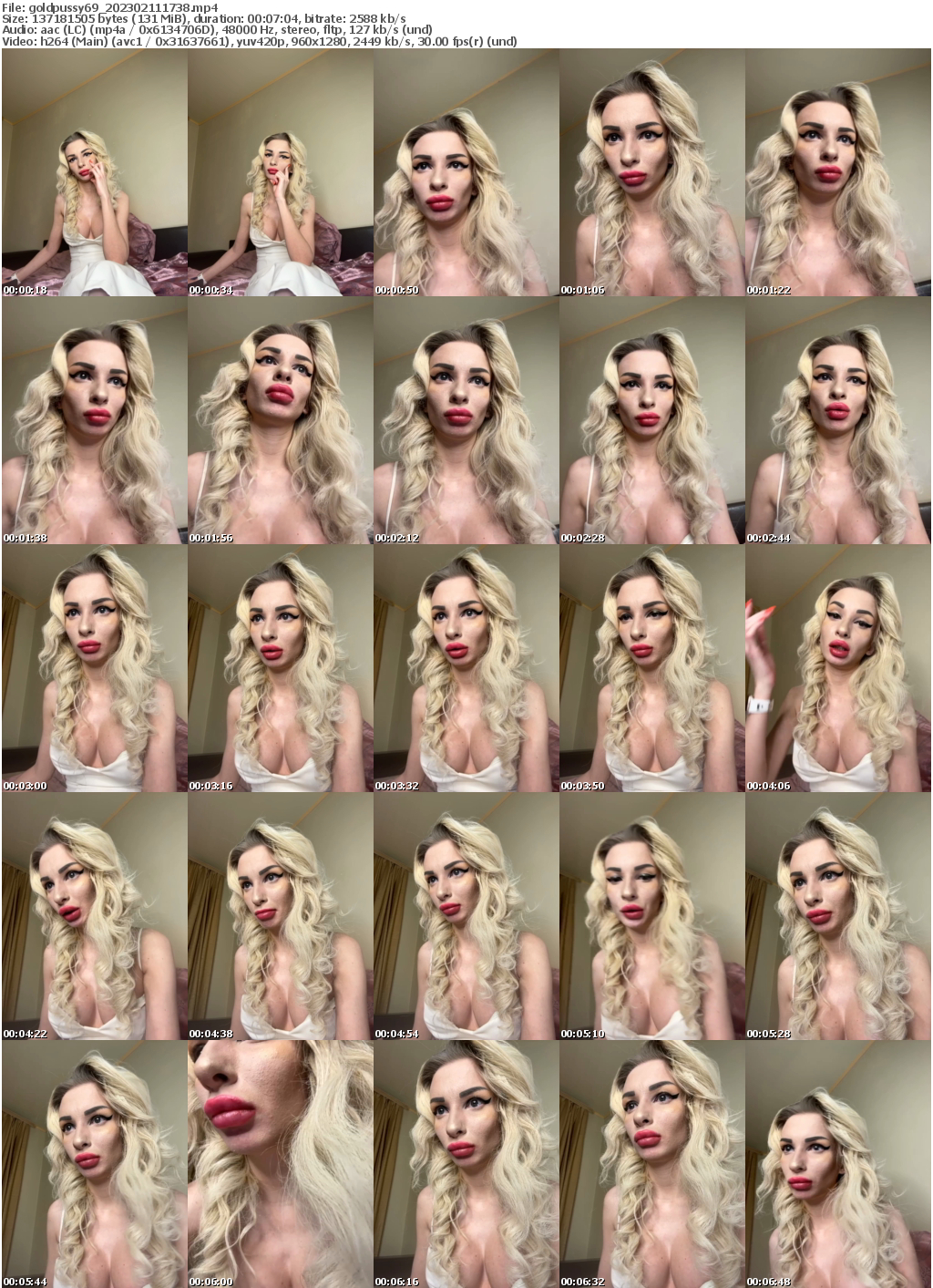 Preview thumb from goldpussy69 on 2023-02-11 @ bongacams