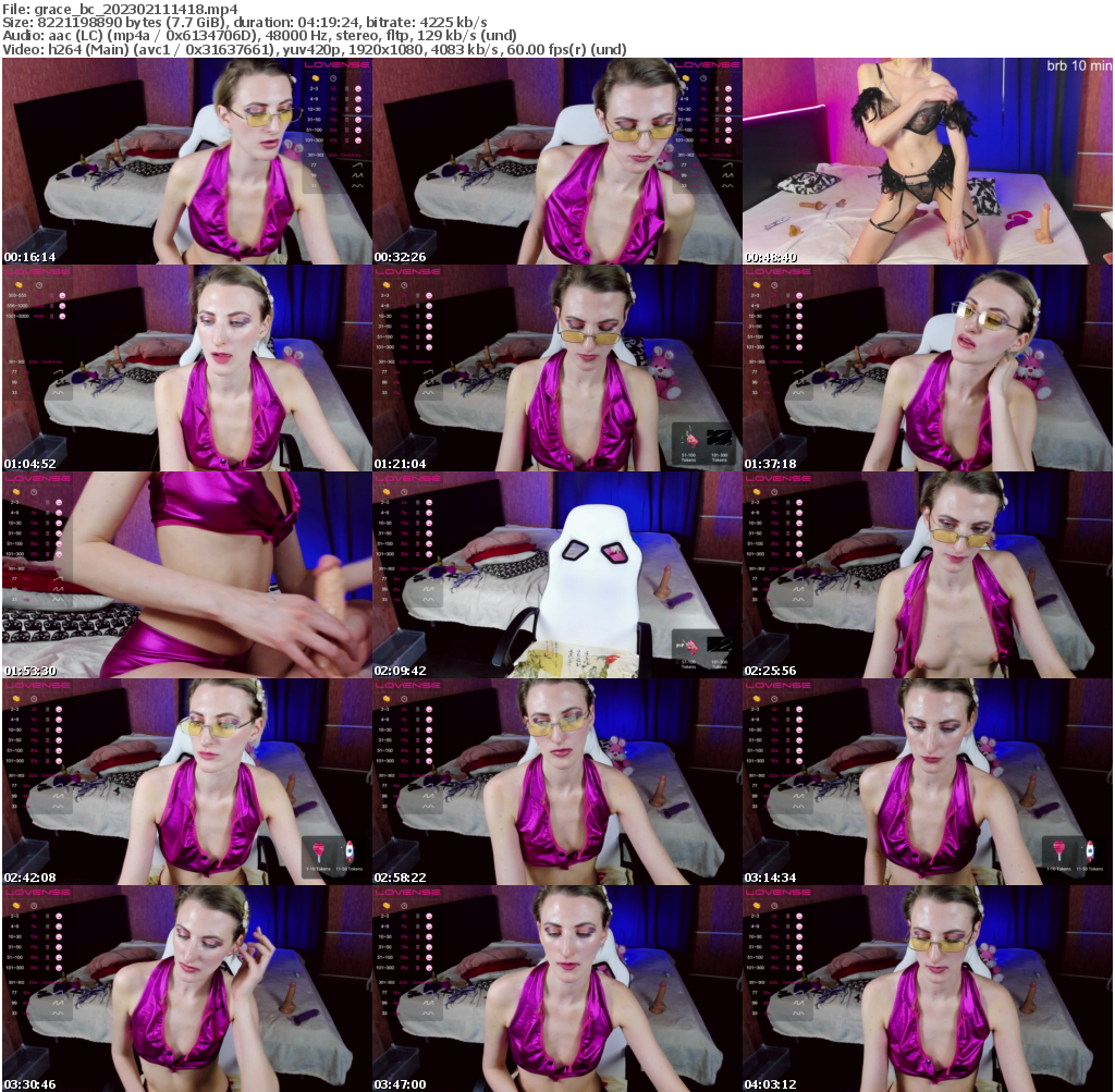 Preview thumb from grace_bc on 2023-02-11 @ bongacams