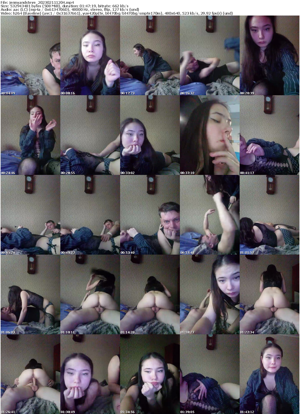 Preview thumb from jennyandsteve on 2023-02-11 @ bongacams