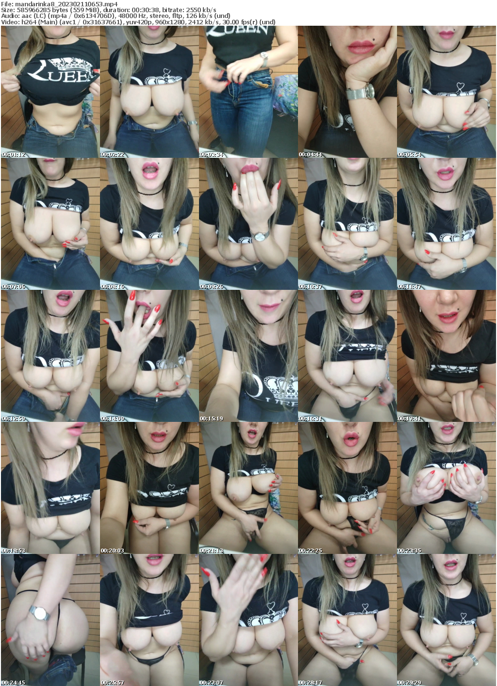 Preview thumb from mandarinka8 on 2023-02-11 @ bongacams