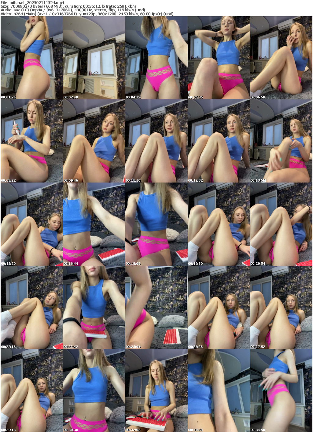 Preview thumb from milena4 on 2023-02-11 @ bongacams