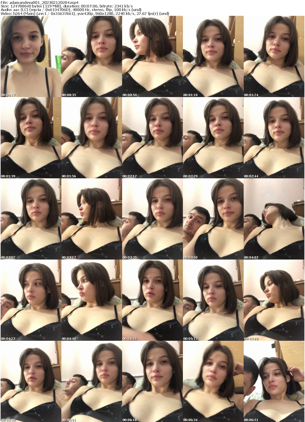 Preview thumb from adamandeva001 on 2023-02-12 @ bongacams