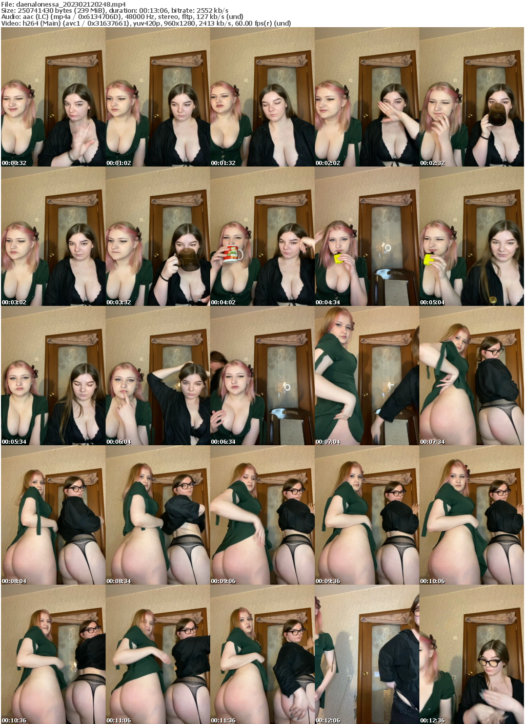 Preview thumb from daenalonessa on 2023-02-12 @ bongacams