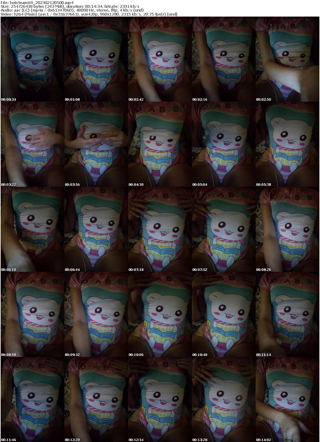 Preview thumb from hotsteam69 on 2023-02-12 @ bongacams