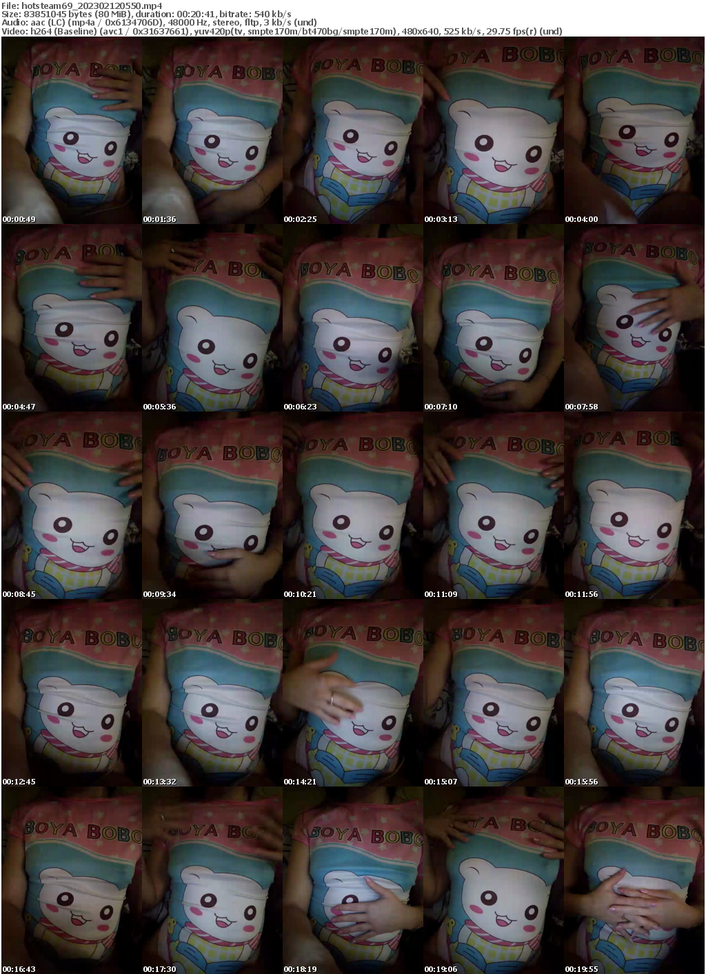 Preview thumb from hotsteam69 on 2023-02-12 @ bongacams