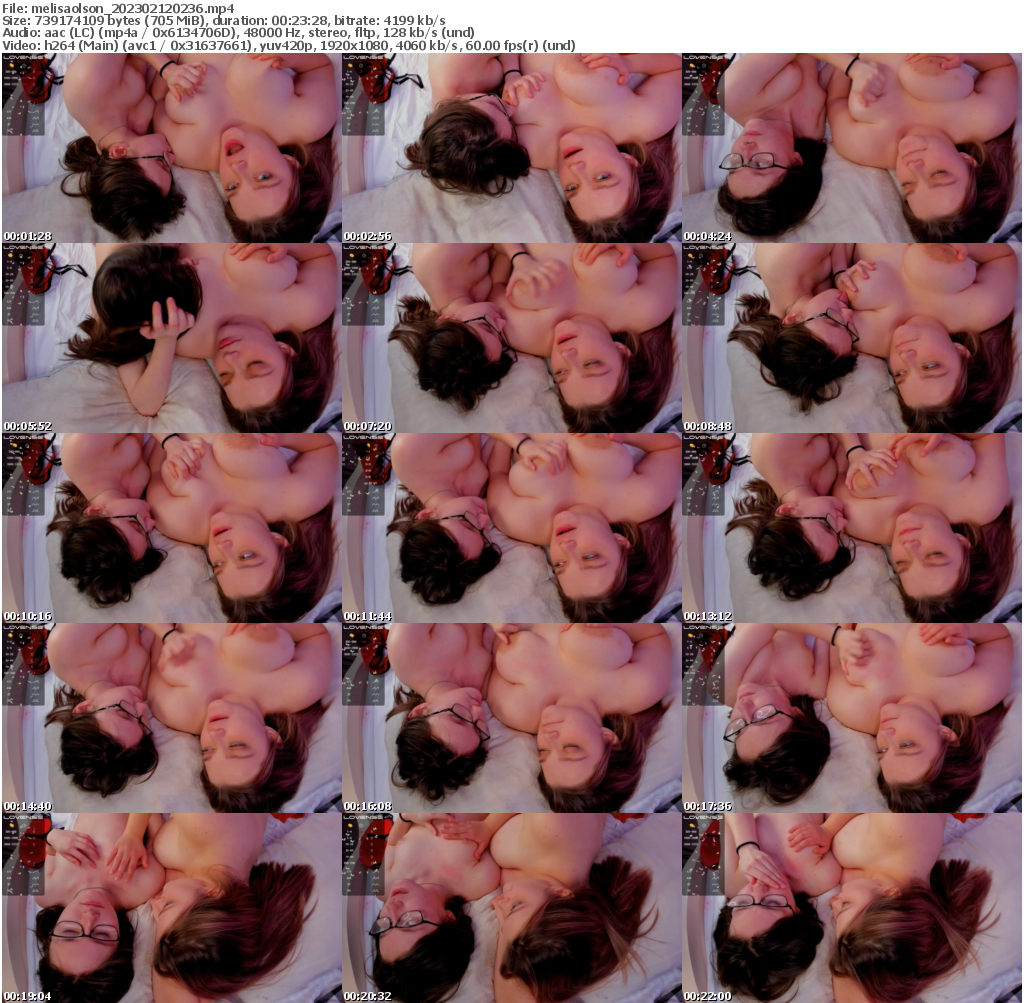 Preview thumb from melisaolson on 2023-02-12 @ bongacams