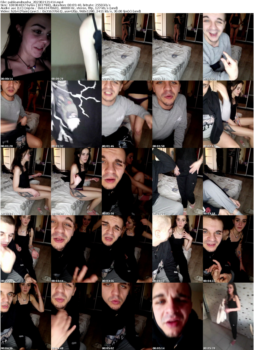 Preview thumb from pabloandnusha on 2023-02-12 @ bongacams