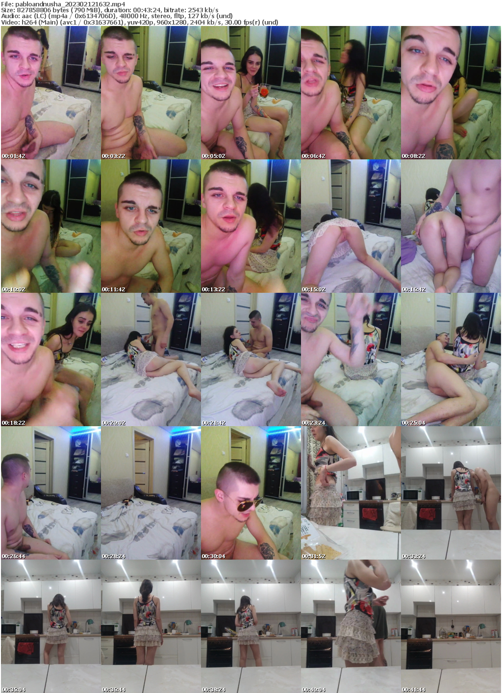 Preview thumb from pabloandnusha on 2023-02-12 @ bongacams