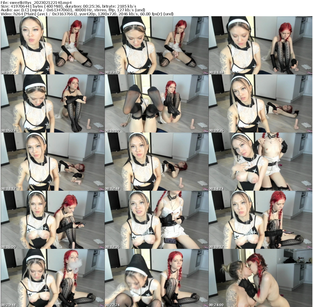 Preview thumb from sweetkittys on 2023-02-12 @ bongacams