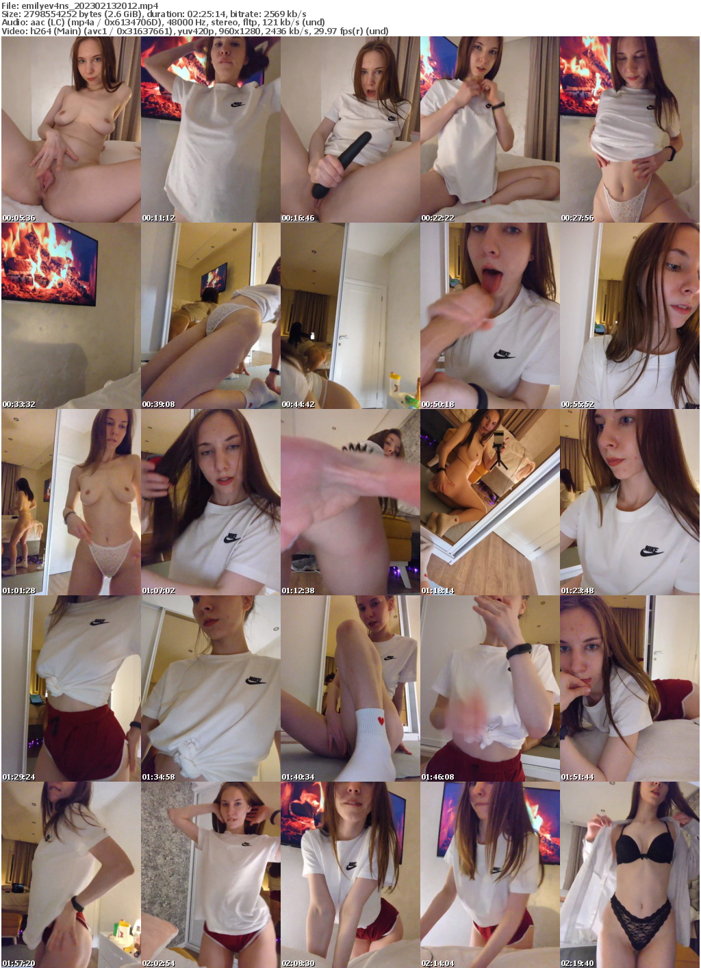 Preview thumb from emilyev4ns on 2023-02-13 @ bongacams