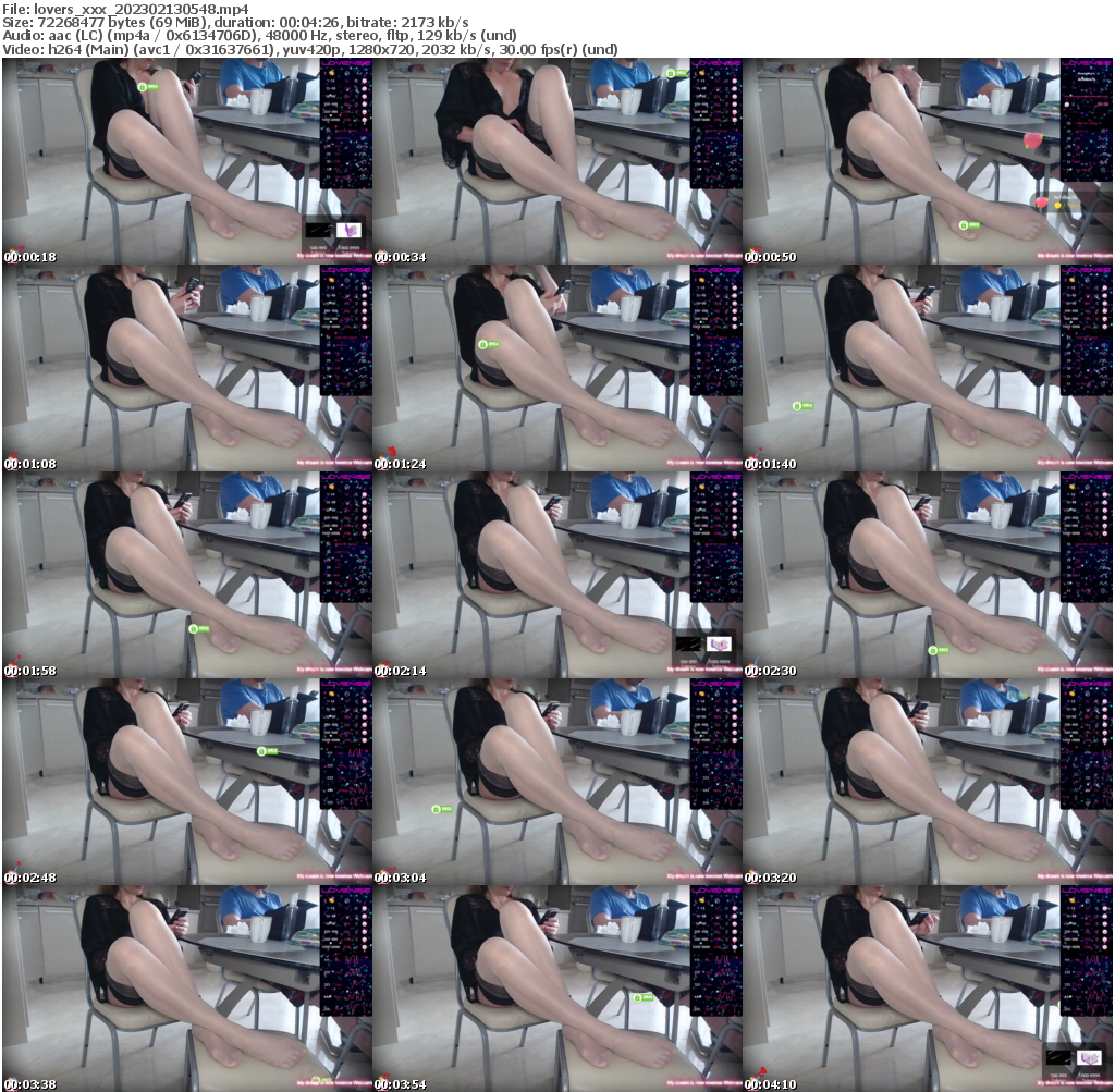 Preview thumb from lovers_xxx on 2023-02-13 @ bongacams