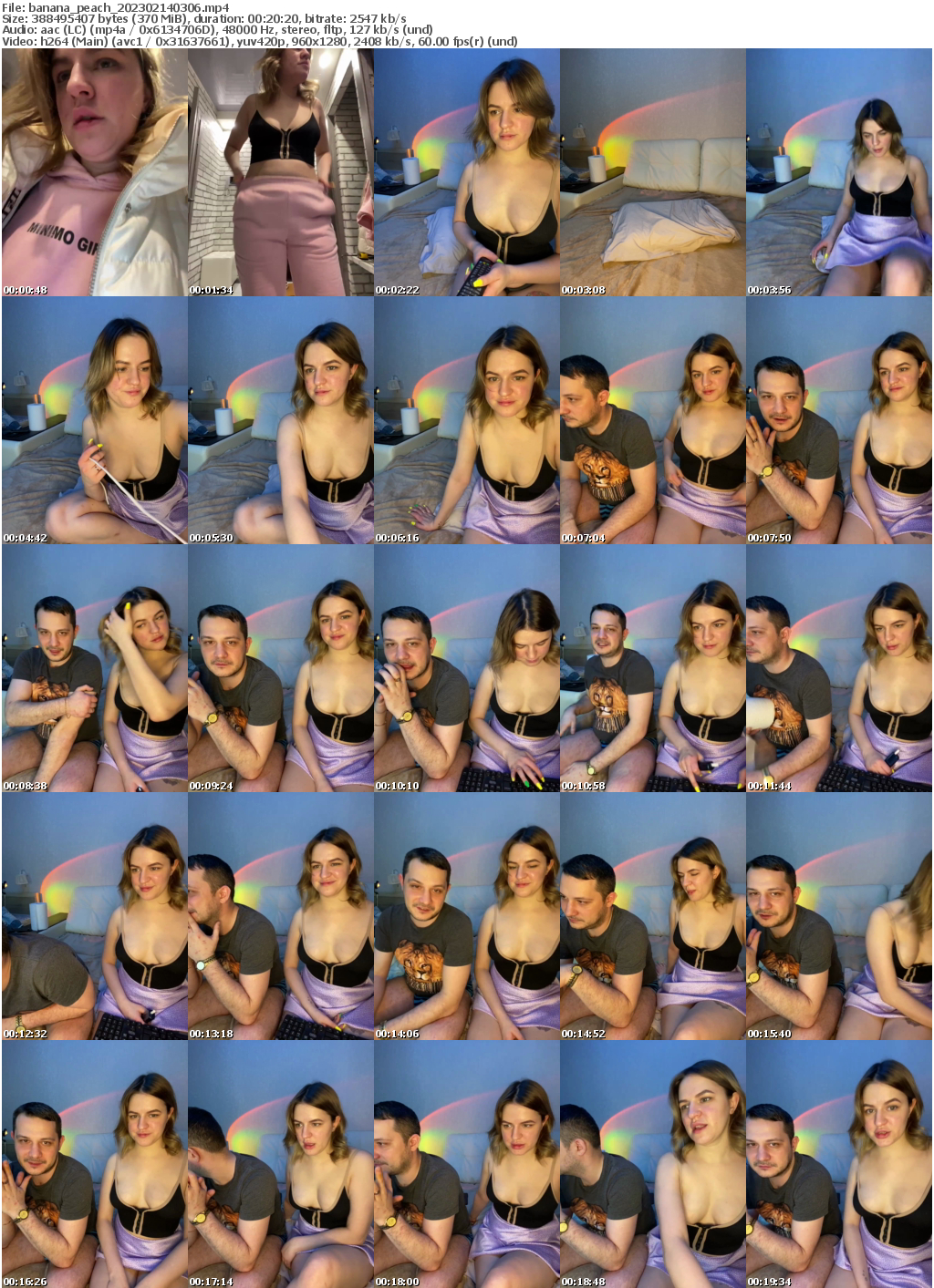 Preview thumb from banana_peach on 2023-02-14 @ bongacams