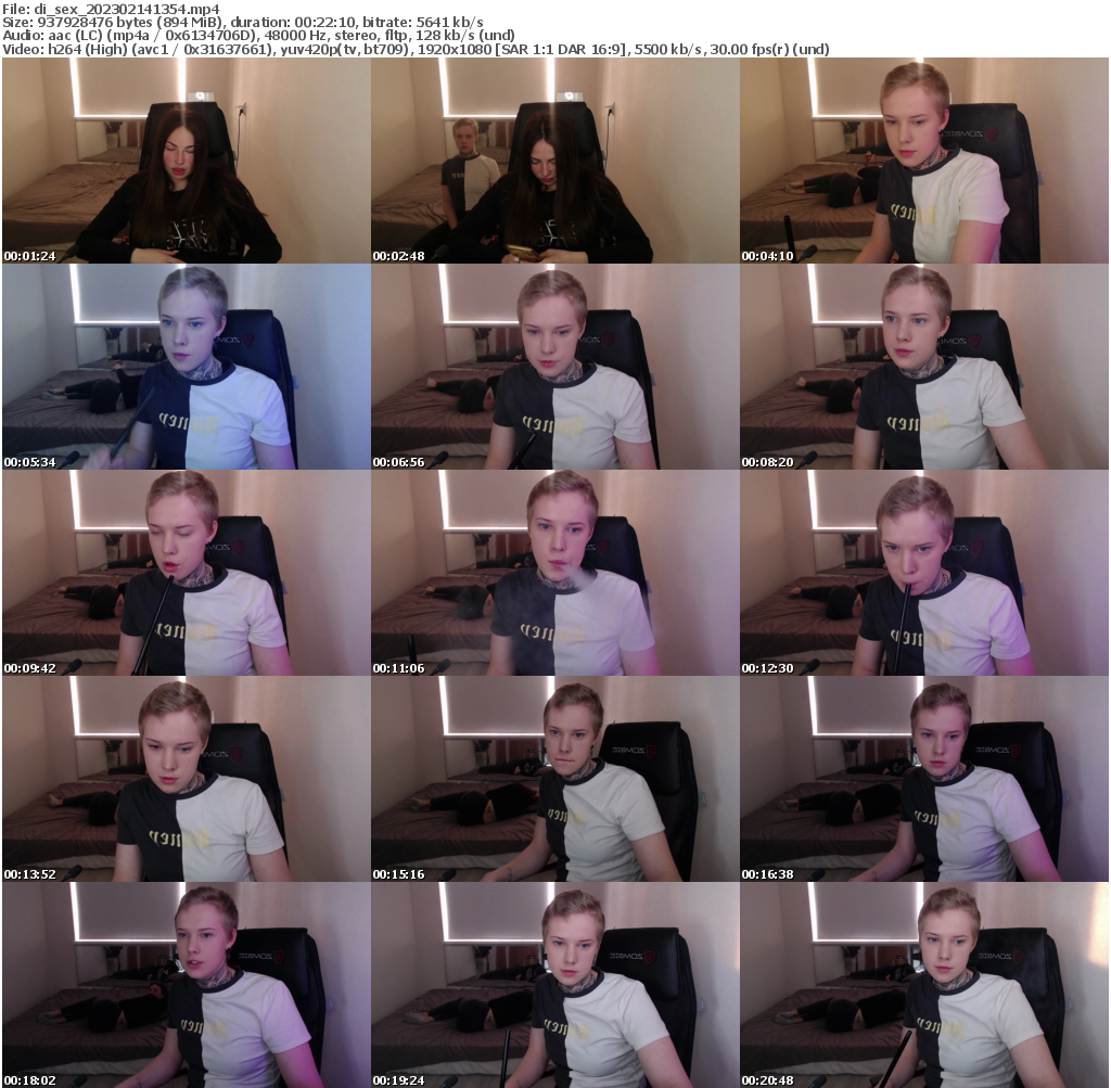 Preview thumb from di_sex on 2023-02-14 @ bongacams