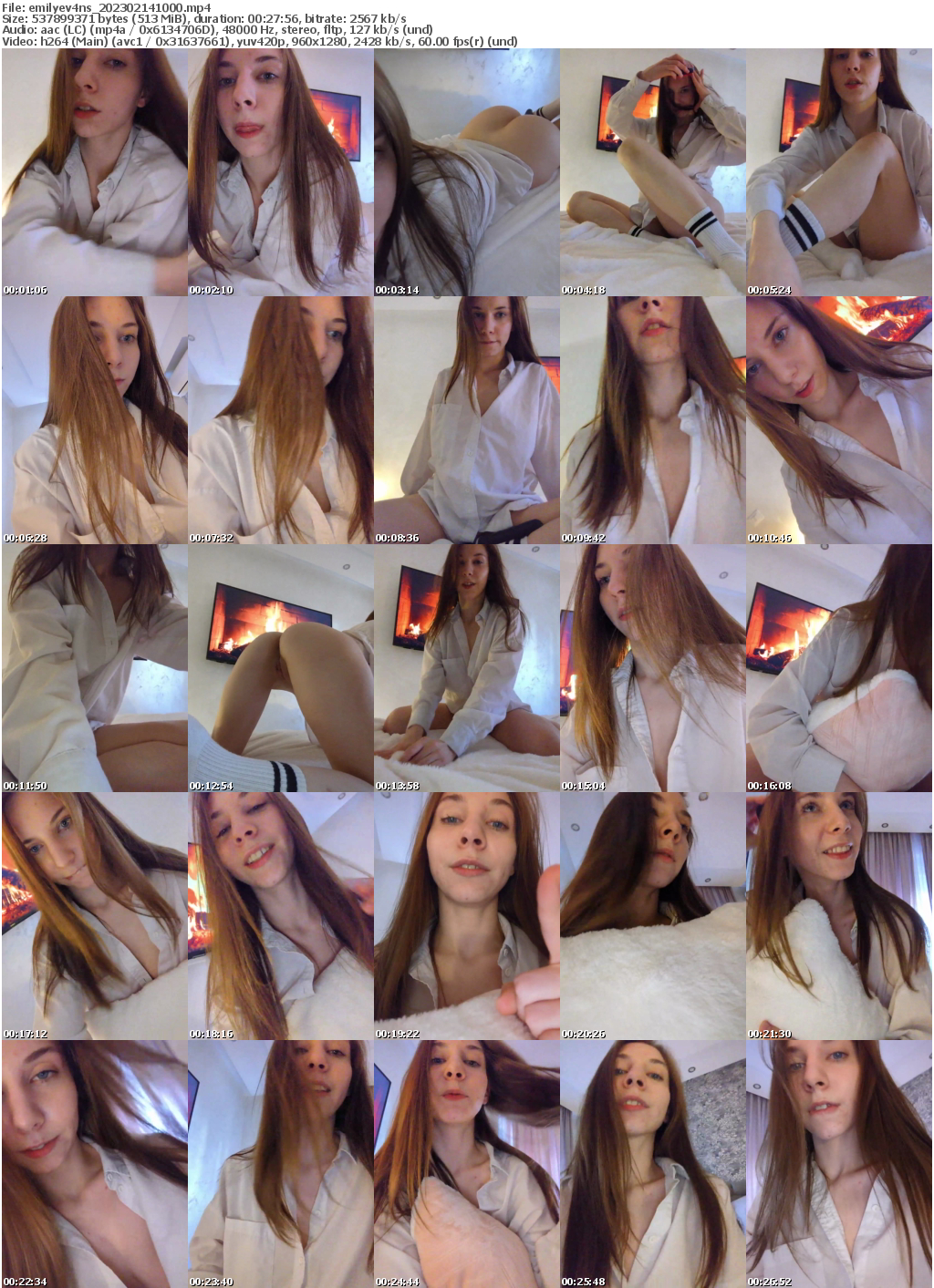 Preview thumb from emilyev4ns on 2023-02-14 @ bongacams