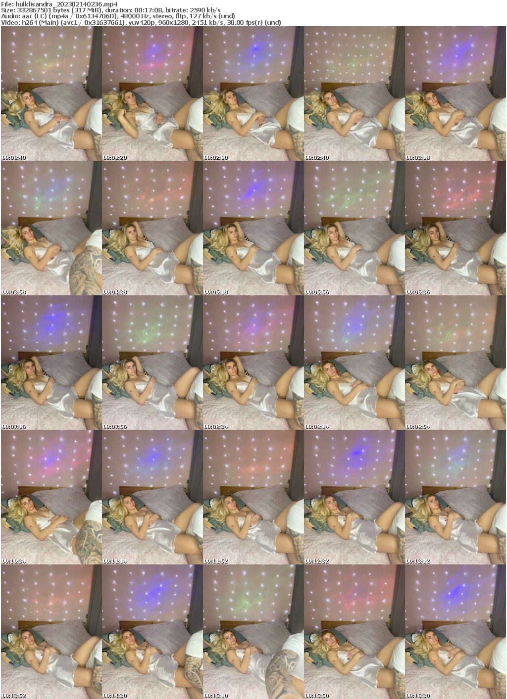 Preview thumb from hulklisandra on 2023-02-14 @ bongacams