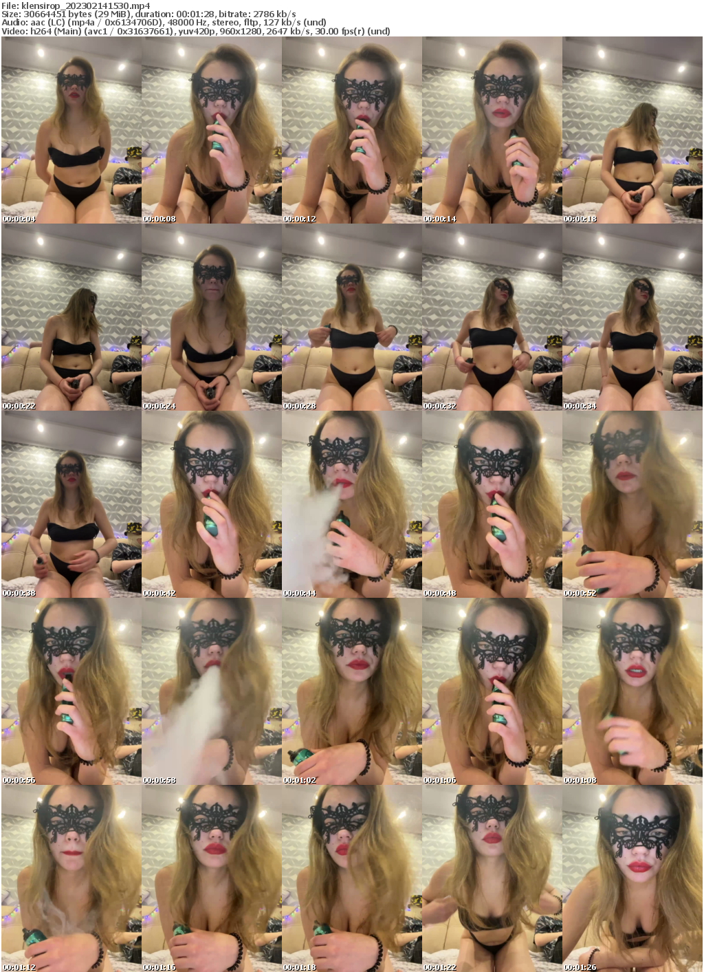 Preview thumb from klensirop on 2023-02-14 @ bongacams