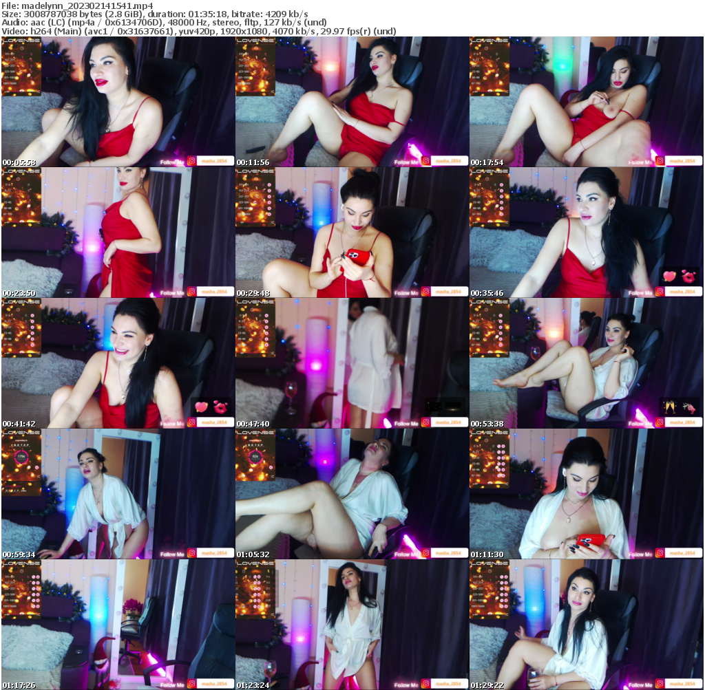 Preview thumb from madelynn on 2023-02-14 @ bongacams