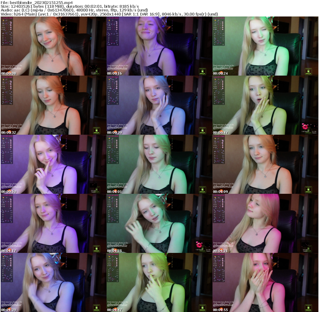Preview thumb from bestblondie on 2023-02-15 @ bongacams