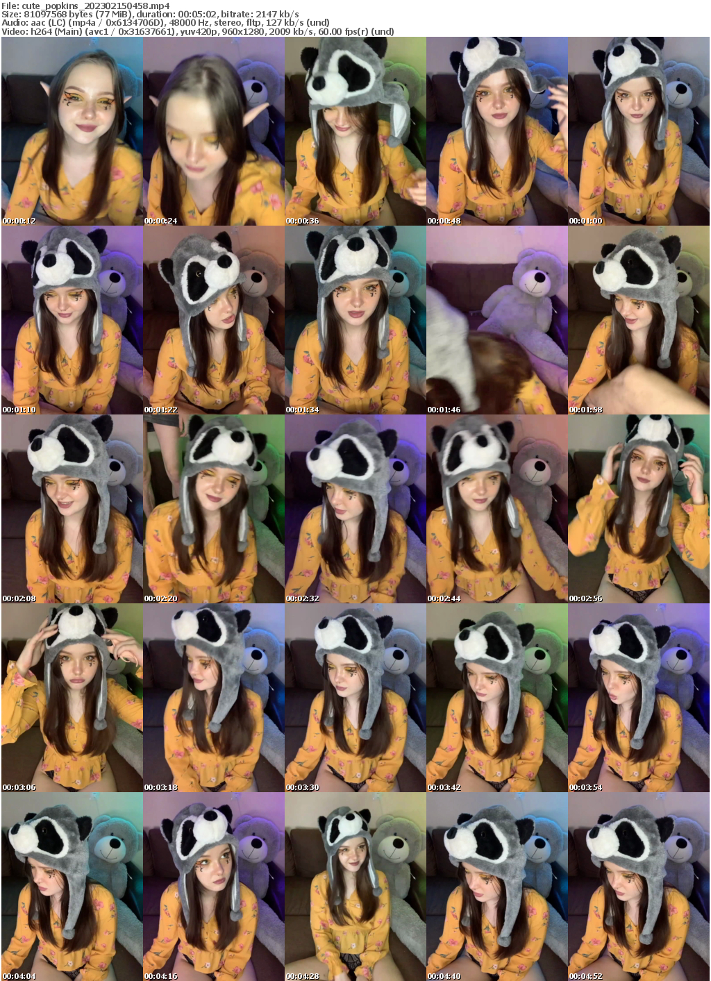 Preview thumb from cute_popkins on 2023-02-15 @ bongacams