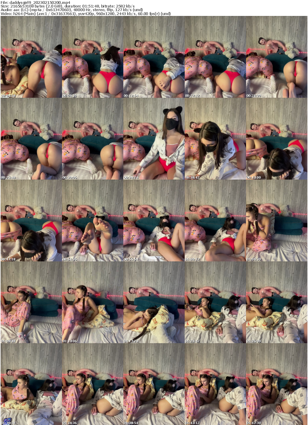 Preview thumb from daddysgirl9 on 2023-02-15 @ bongacams