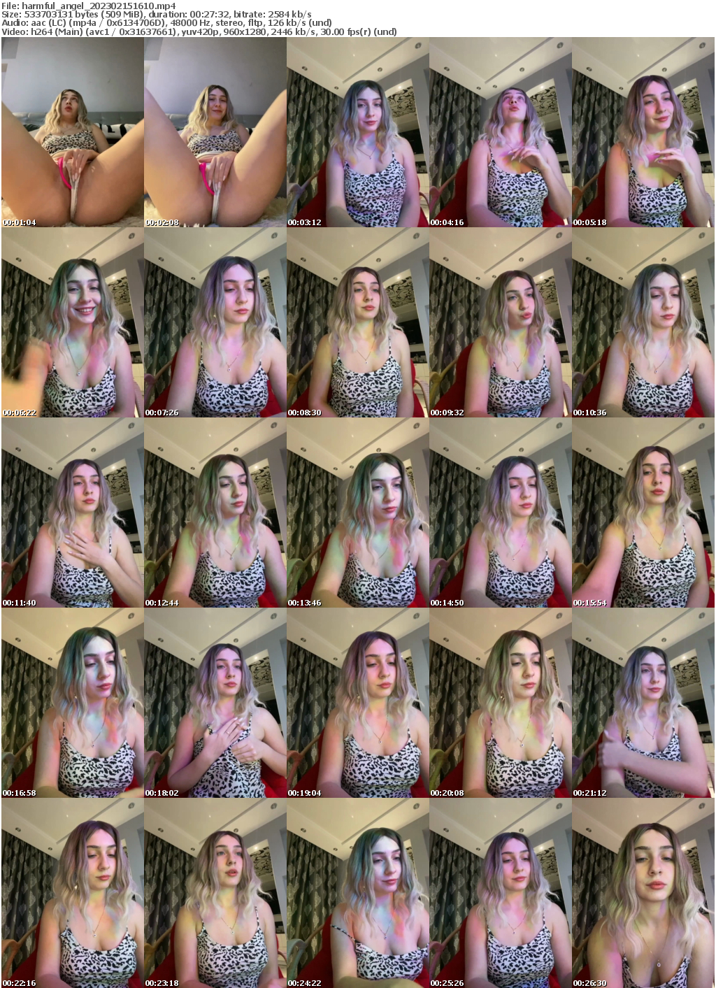 Preview thumb from harmful_angel on 2023-02-15 @ bongacams