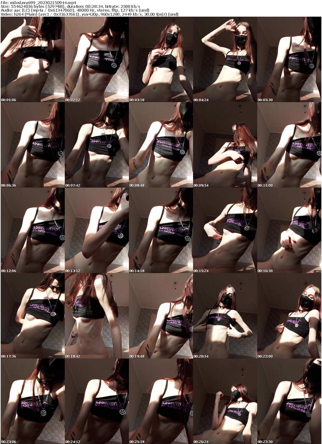 Preview thumb from miloslava699 on 2023-02-15 @ bongacams