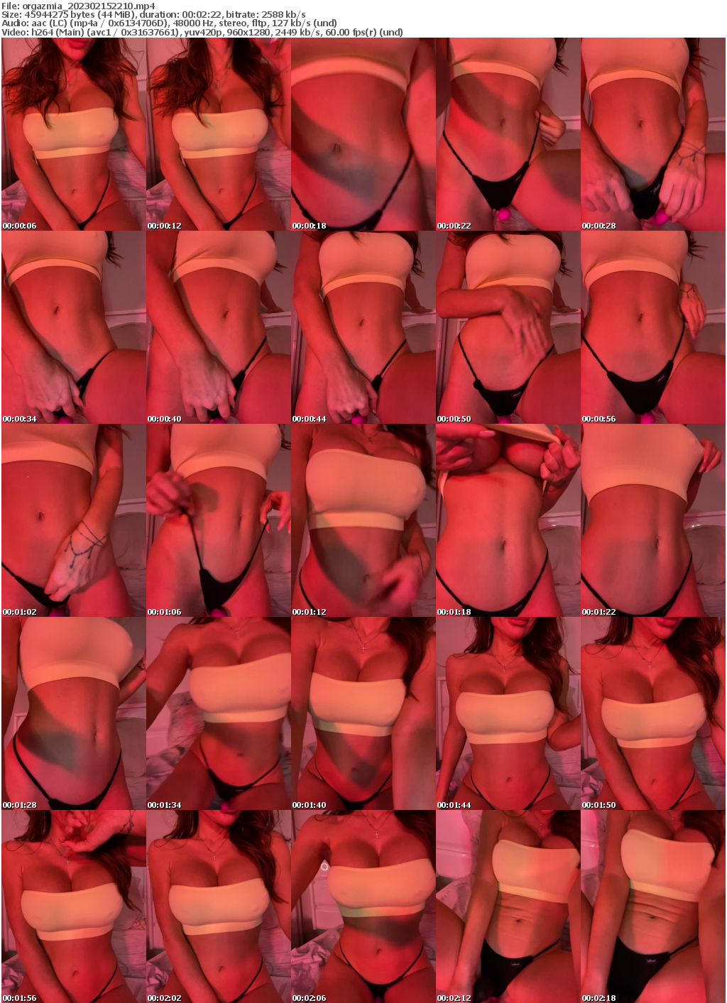 Preview thumb from orgazmia on 2023-02-15 @ bongacams