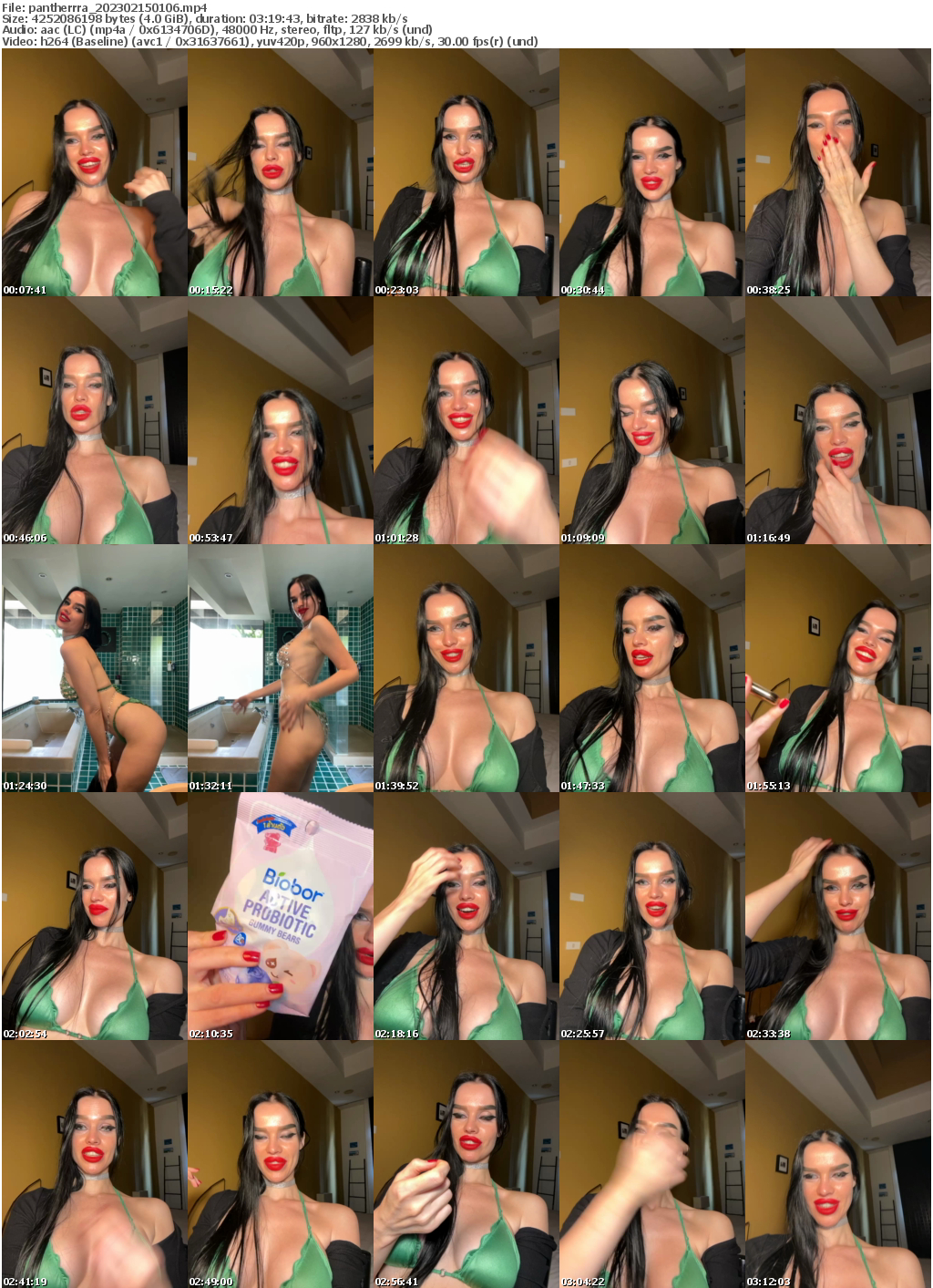 Preview thumb from pantherrra on 2023-02-15 @ bongacams