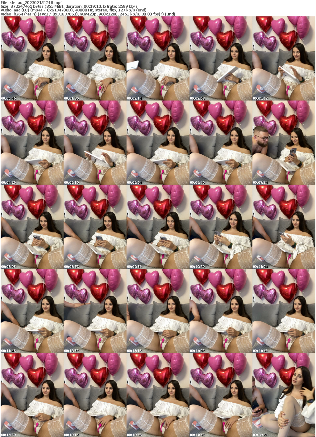 Preview thumb from stellau on 2023-02-15 @ bongacams