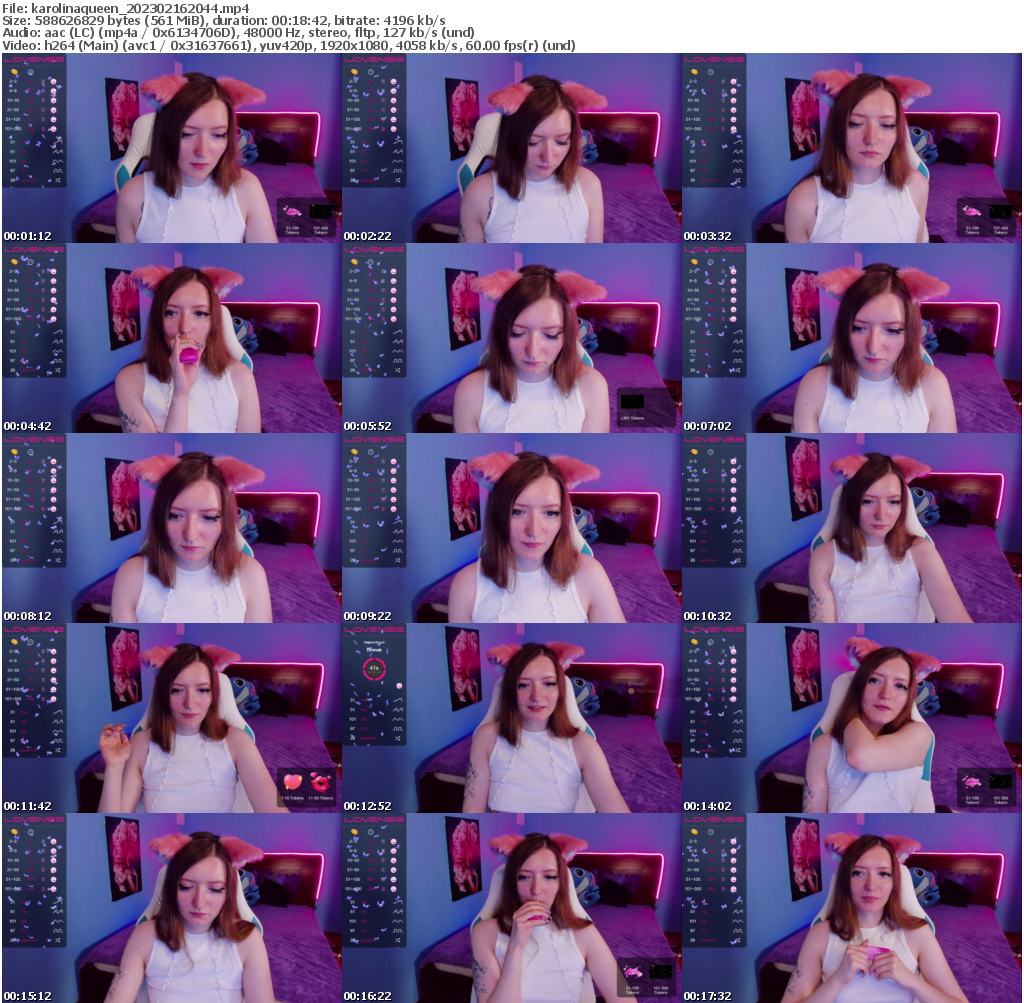 Preview thumb from karolinaqueen on 2023-02-16 @ bongacams