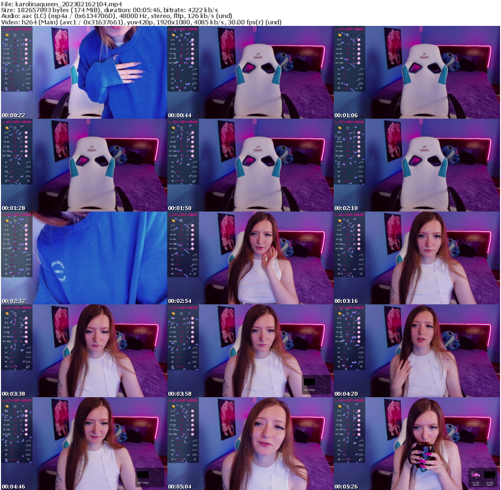 Preview thumb from karolinaqueen on 2023-02-16 @ bongacams