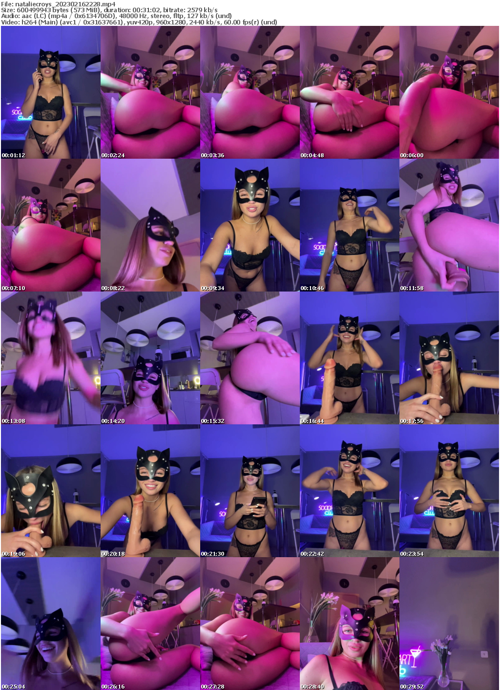Preview thumb from nataliecroys on 2023-02-16 @ bongacams