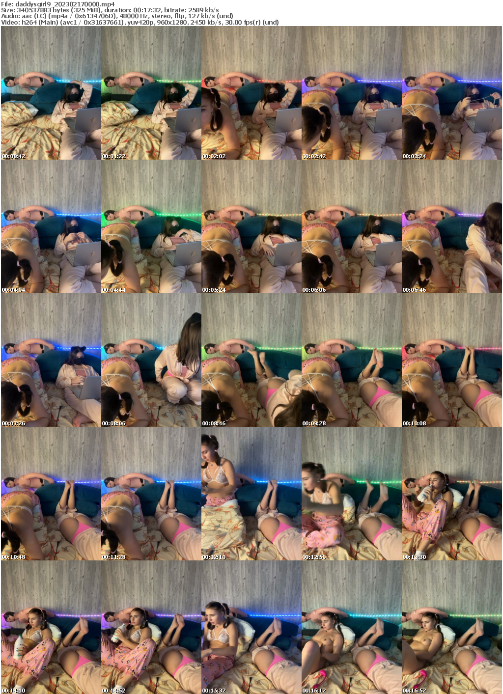 Preview thumb from daddysgirl9 on 2023-02-17 @ bongacams