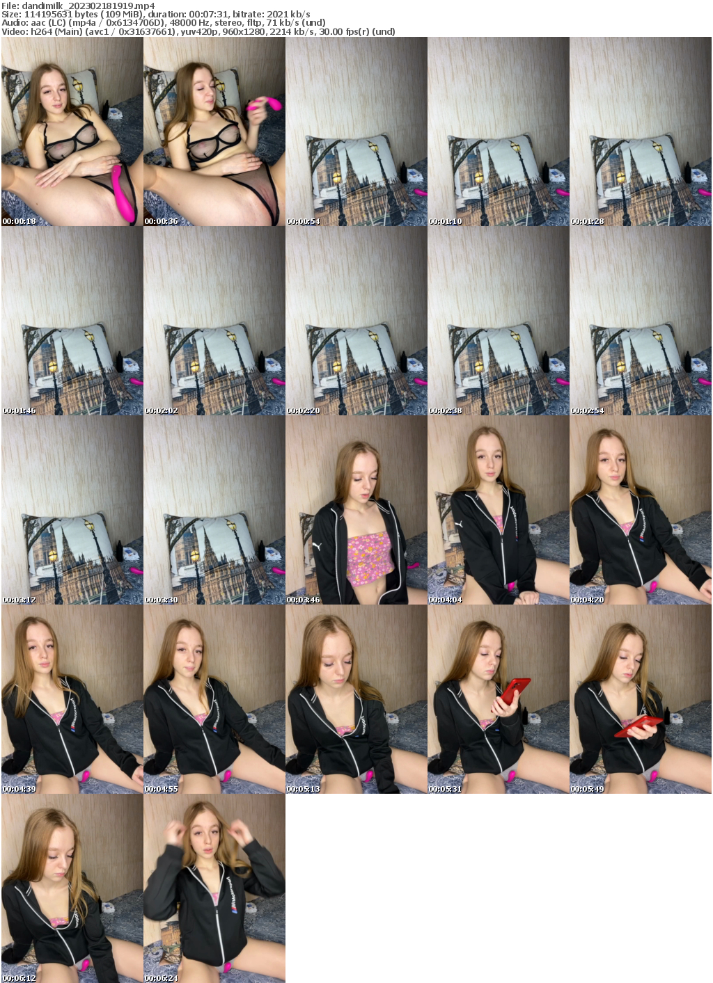 Preview thumb from dandimilk on 2023-02-18 @ bongacams