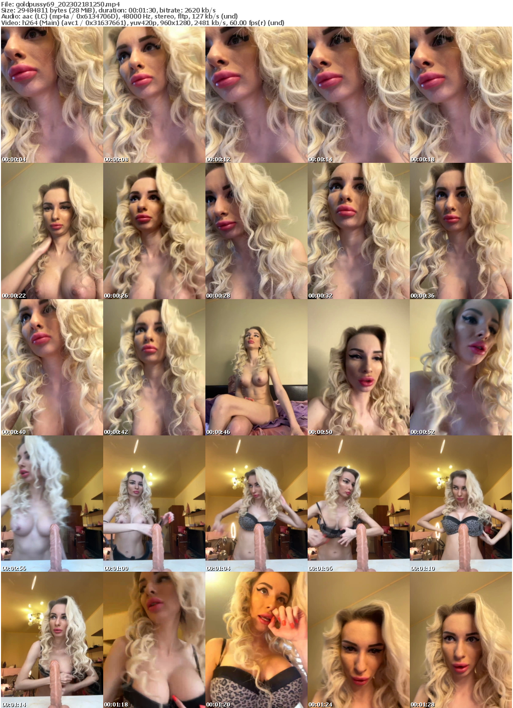 Preview thumb from goldpussy69 on 2023-02-18 @ bongacams