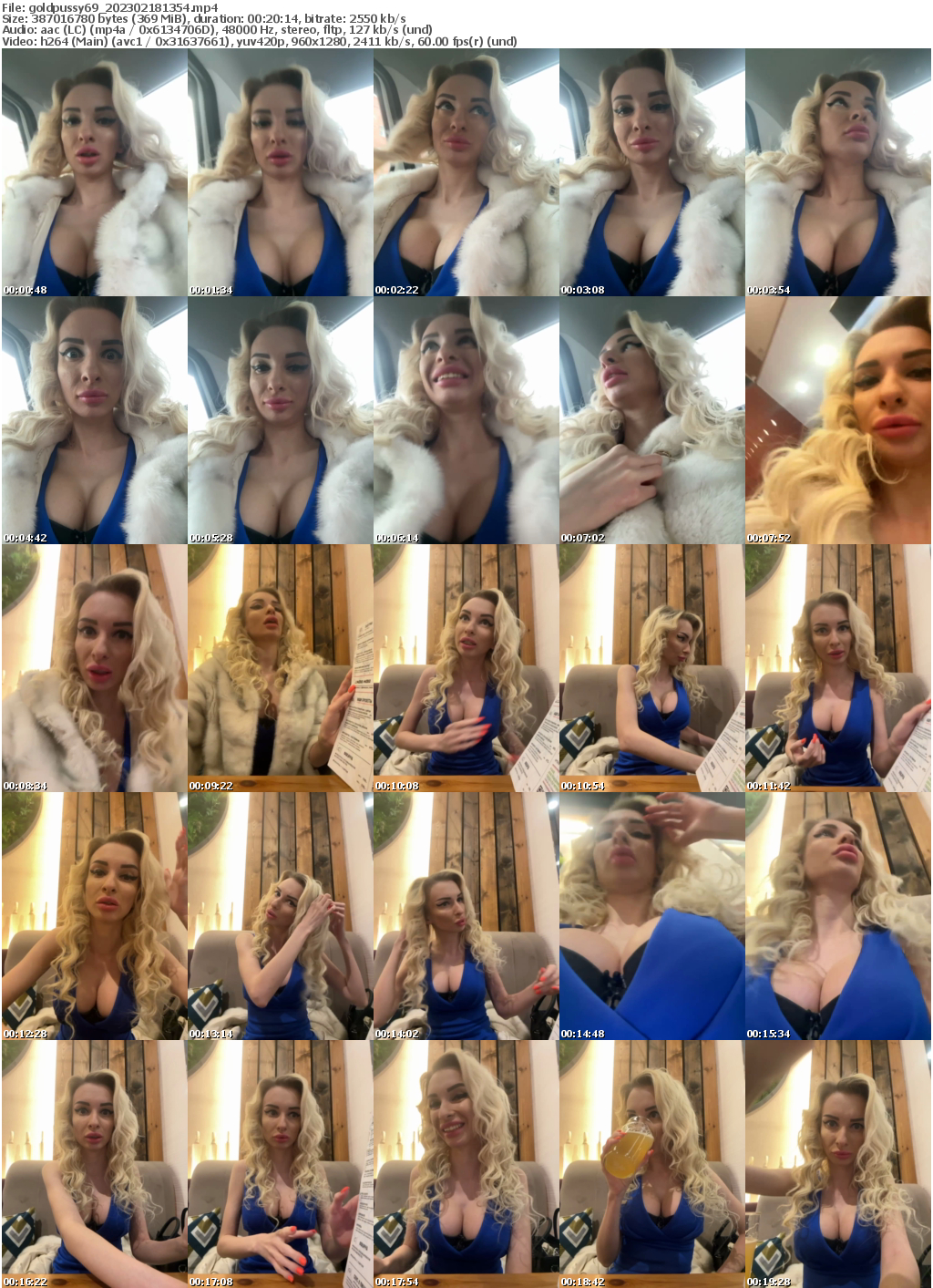 Preview thumb from goldpussy69 on 2023-02-18 @ bongacams