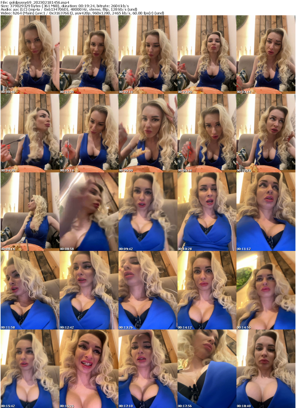 Preview thumb from goldpussy69 on 2023-02-18 @ bongacams