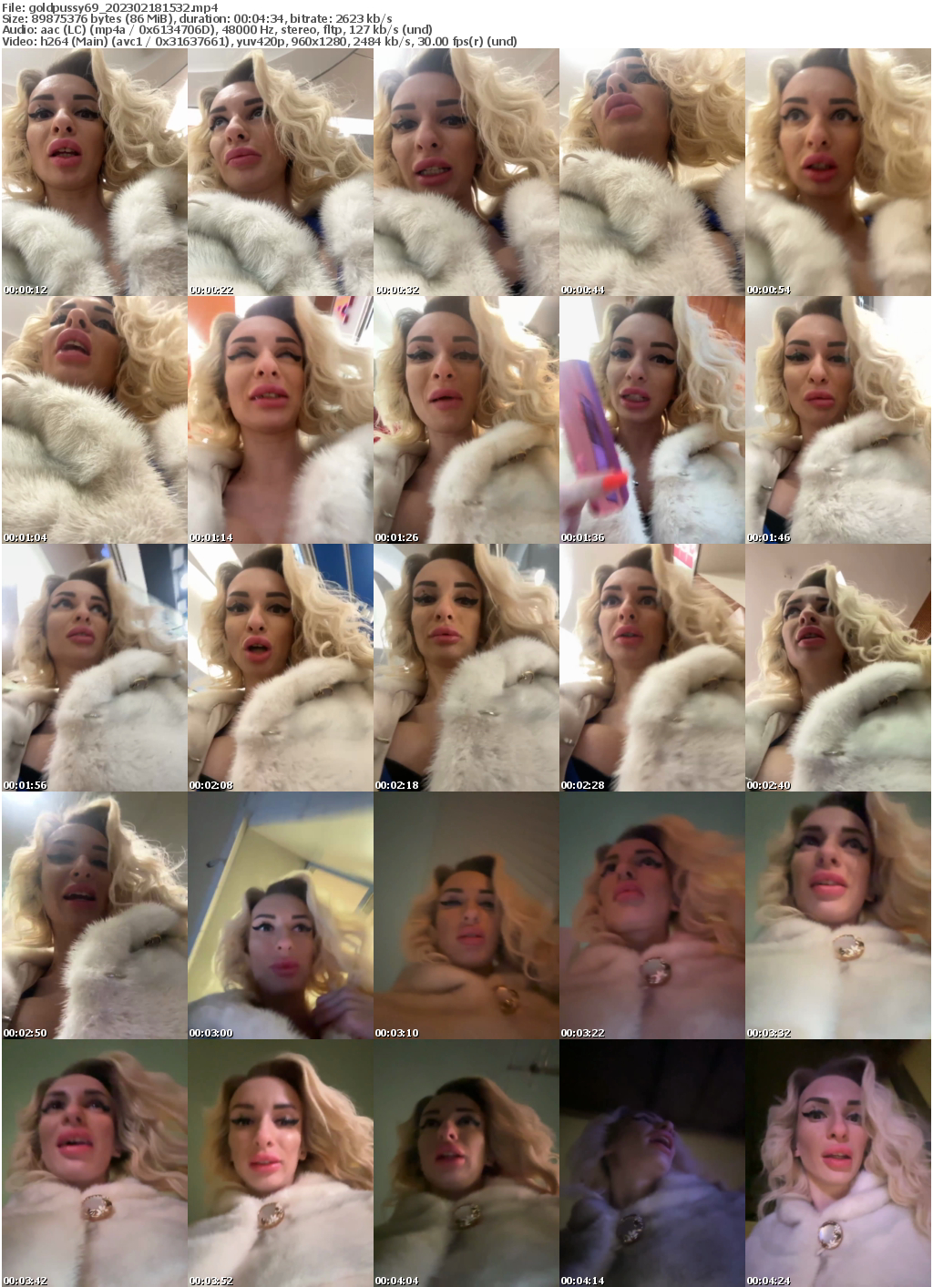 Preview thumb from goldpussy69 on 2023-02-18 @ bongacams