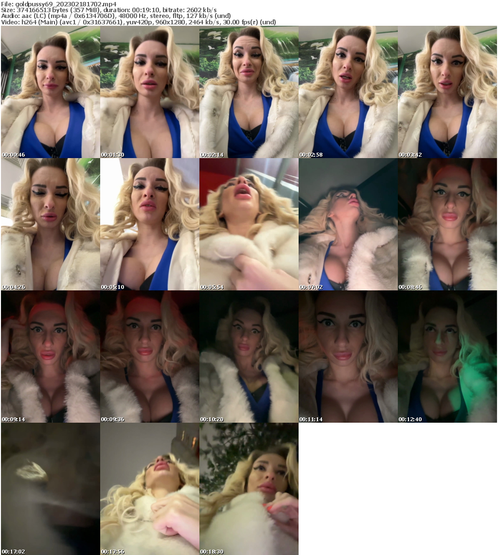 Preview thumb from goldpussy69 on 2023-02-18 @ bongacams