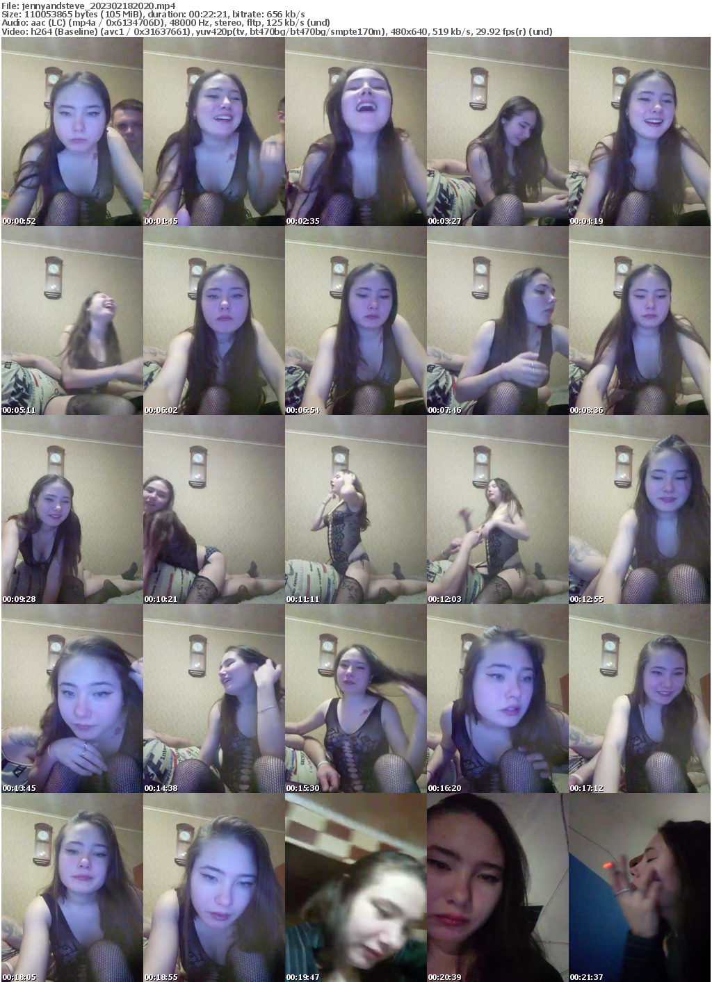 Preview thumb from jennyandsteve on 2023-02-18 @ bongacams