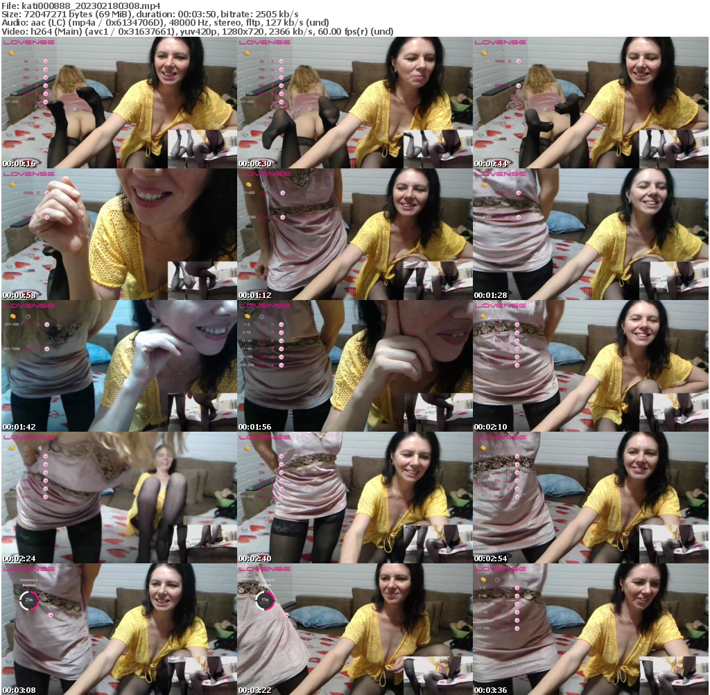 Preview thumb from kati000888 on 2023-02-18 @ bongacams